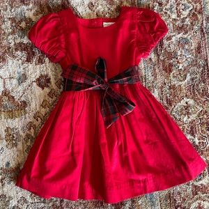 Ralph Lauren Christmas Dress Toddler Girls